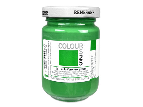 Farba akrylowa Colours - Renesans - 25, Paolo Veronese green, 125 ml