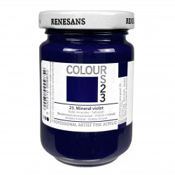 Farba akrylowa Colours - Renesans - 23, mineral violet, 125 ml