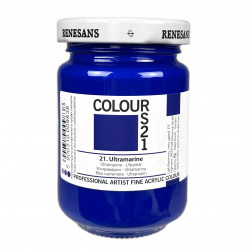 Acrylic paint Colours - Renesans - 21, Ultramarine, 125 ml