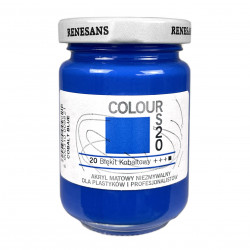 Farba akrylowa Colours - Renesans - 20, cobalt blue, 125 ml