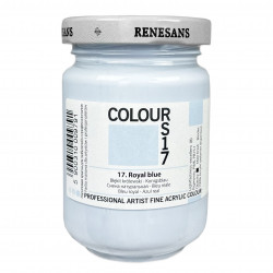 Acrylic paint Colours - Renesans - 17, Royal Blue, 125 ml