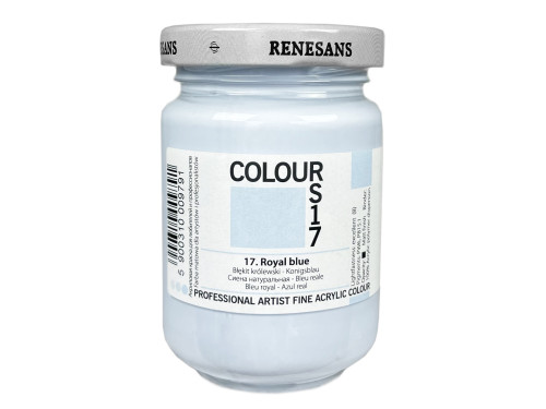 Acrylic paint Colours - Renesans - 17, Royal Blue, 125 ml
