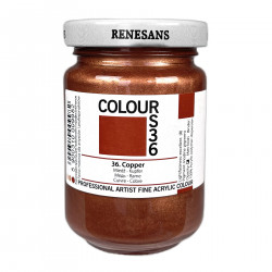 Acrylic paint Colours - Renesans - 36, Copper, 125 ml