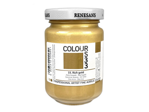 Farba akrylowa Colours - Renesans - 33, rich gold, 125 ml