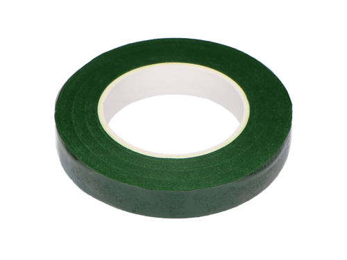 Florist masking tape - green, 1 cm x 27 m
