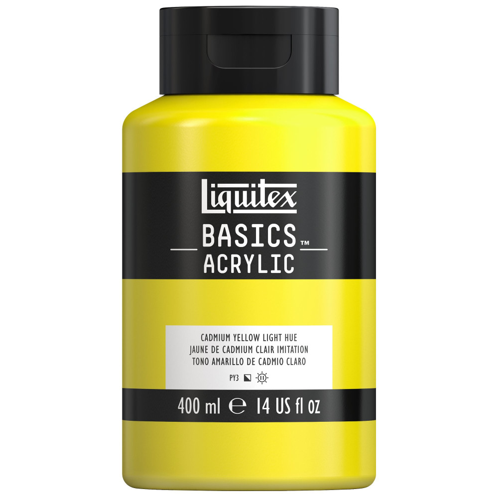 Basics Acrylic paint - Liquitex - 159, Cadmium Yellow Light, 400 ml