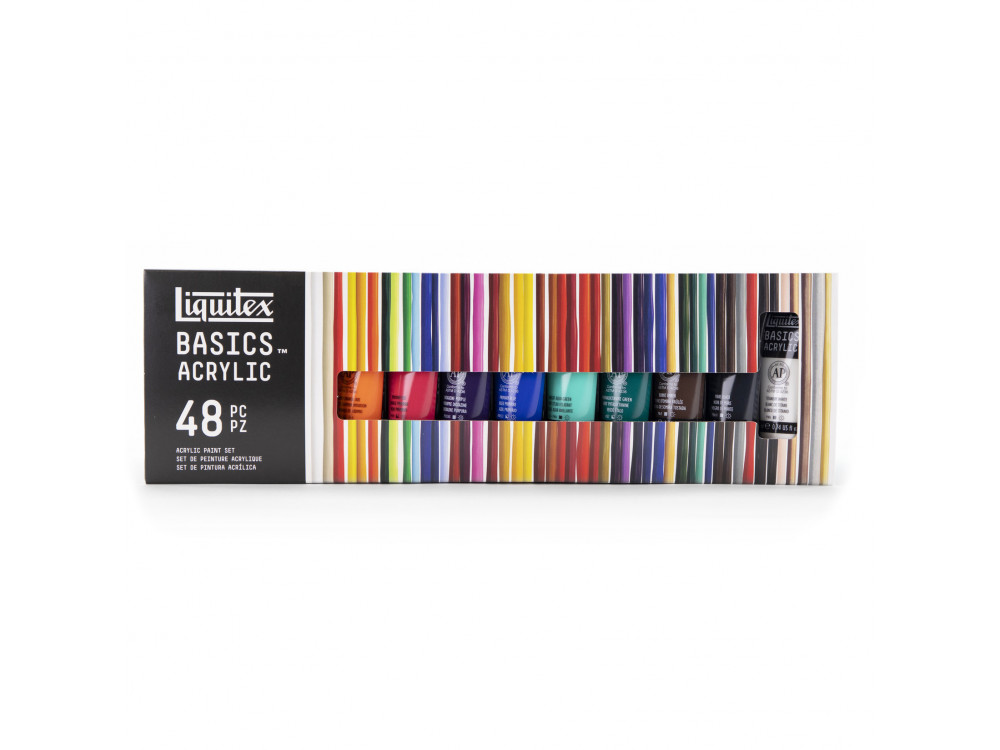 Set of Basics Acrylic paints - Liquitex - 48 colors x 22 ml