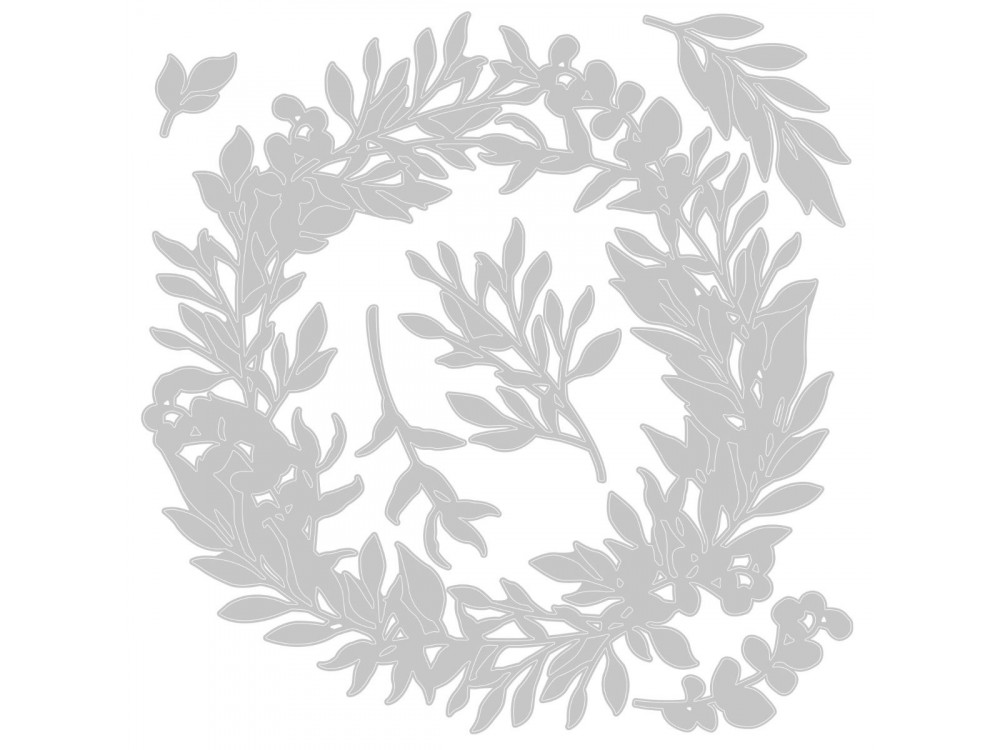 Zestaw wykrojników Thinlits - Sizzix - Wild Leaves Wreath, 6 szt.