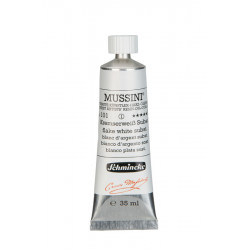 Mussini resin-oil paints - Schmincke - 101, Flake White Subst., 35 ml