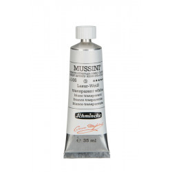 Farba olejna Mussini - Schmincke - 105, Transparent White, 35 ml