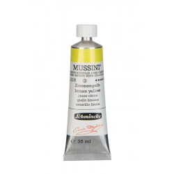 Mussini resin-oil paints - Schmincke - 216, Lemon Yellow, 35 ml