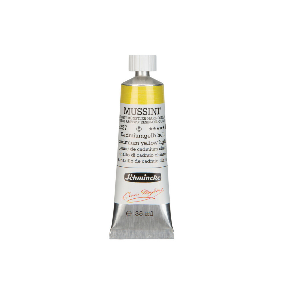 Mussini resin-oil paints - Schmincke - 227, Cadmium Yellow Light, 35 ml