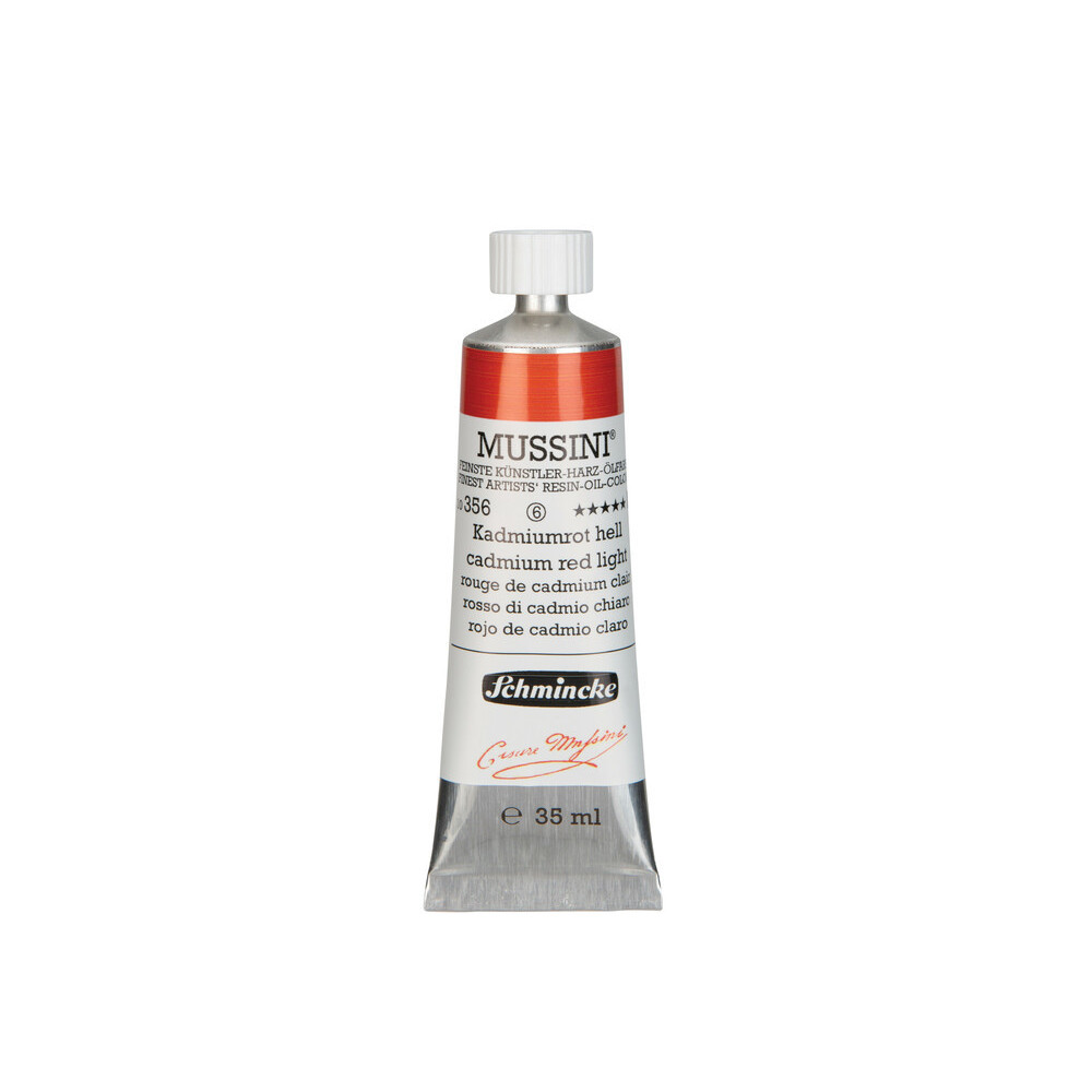 Farba olejna Mussini - Schmincke - 356, Cadmium Red Light, 35 ml