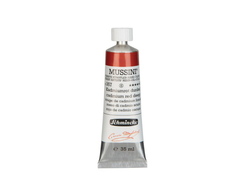 Farba olejna Mussini - Schmincke - 357, Cadmium Red Deep, 35 ml