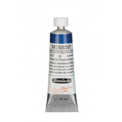 Mussini resin-oil paints - Schmincke - 475, Cobalt Cerulean Blue, 35 ml