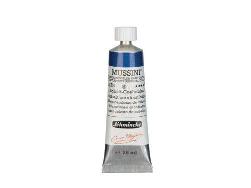 Farba olejna Mussini - Schmincke - 475, Cobalt Cerulean Blue, 35 ml