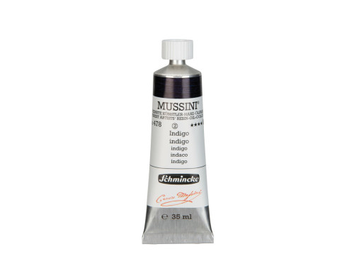 Mussini resin-oil paints - Schmincke - 478, Indigo, 35 ml