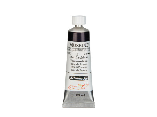 Mussini resin-oil paints - Schmincke - 490, Prussian Blue, 35 ml