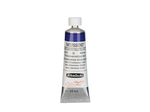 Mussini resin-oil paints - Schmincke - 491, Ultramarine Blue Light, 35 ml