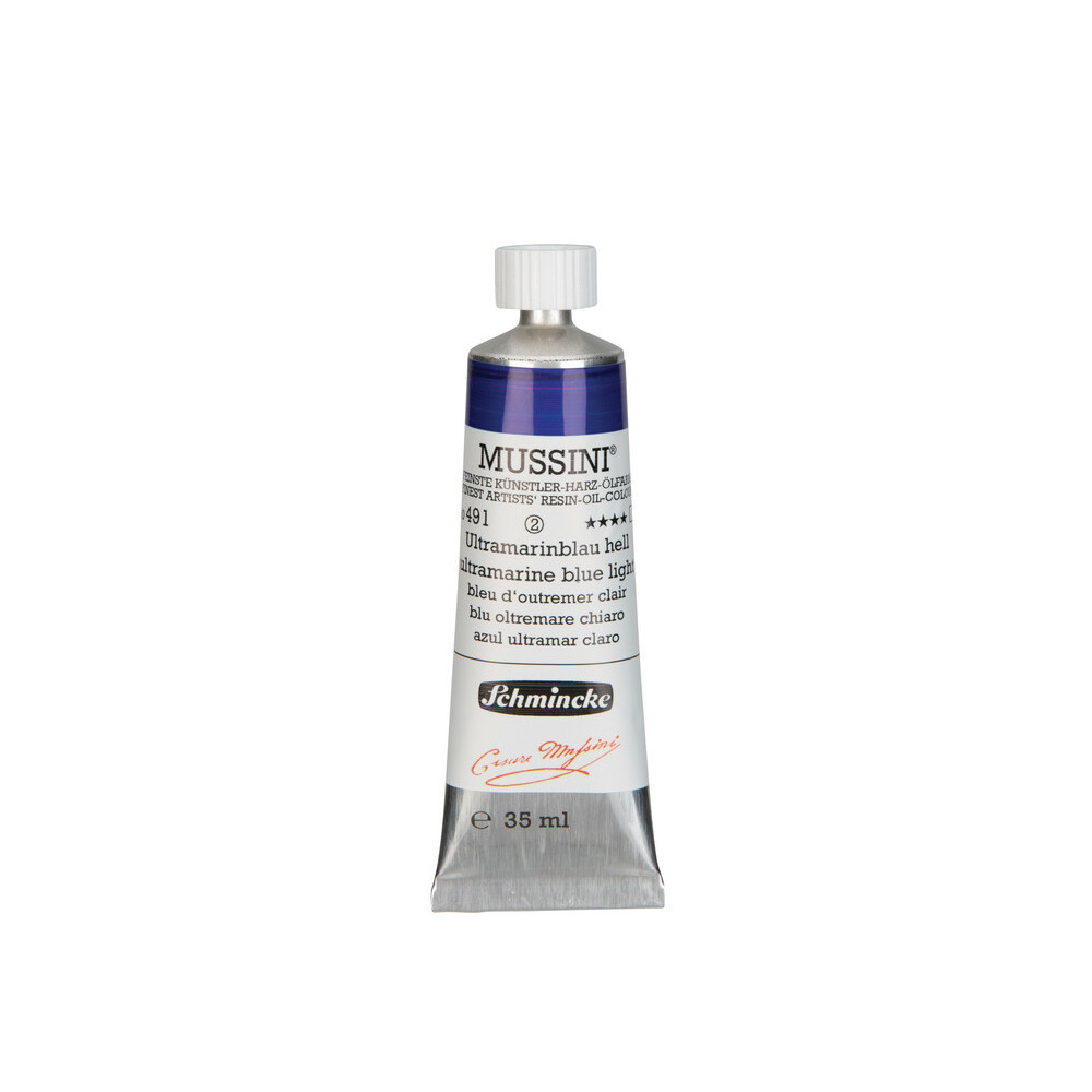 Farba olejna Mussini - Schmincke - 491, Ultramarine Blue Light, 35 ml