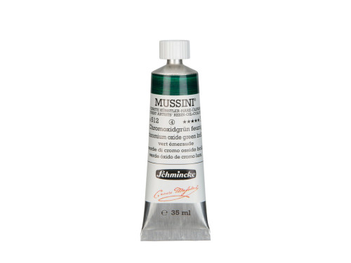 Farba olejna Mussini - Schmincke - 512, Chromium Oxide Green Brilliant, 35 ml
