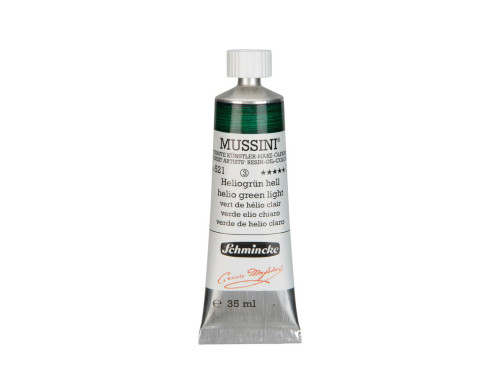 Farba olejna Mussini - Schmincke - 521, Helio Green Light, 35 ml