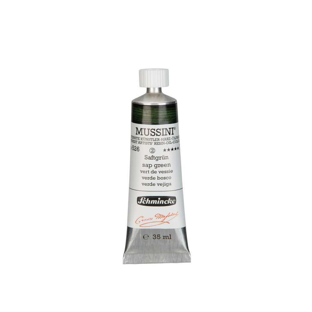 Mussini resin-oil paints - Schmincke - 526, Sap Green, 35 ml