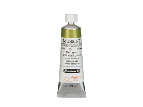 Farba olejna Mussini - Schmincke - 530, Yellowish Green, 35 ml