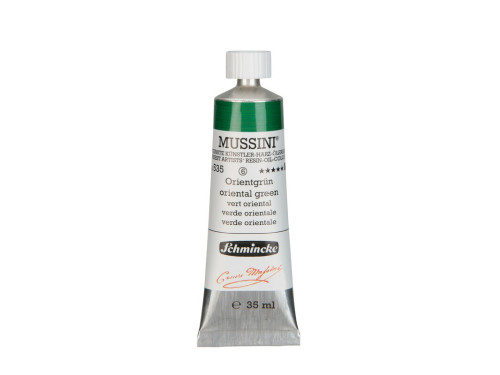 Mussini resin-oil paints - Schmincke - 535, Oriental Green, 35 ml
