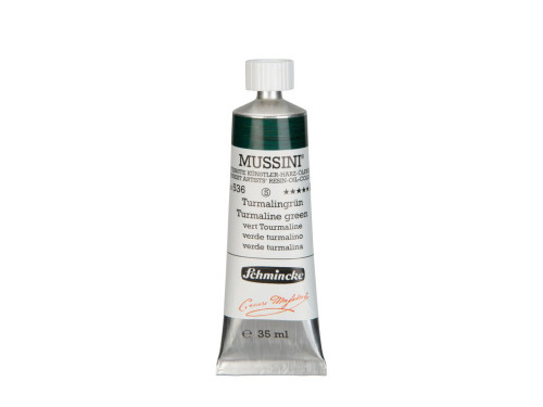 Mussini resin-oil paints - Schmincke - 536, Turmaline Green, 35 ml