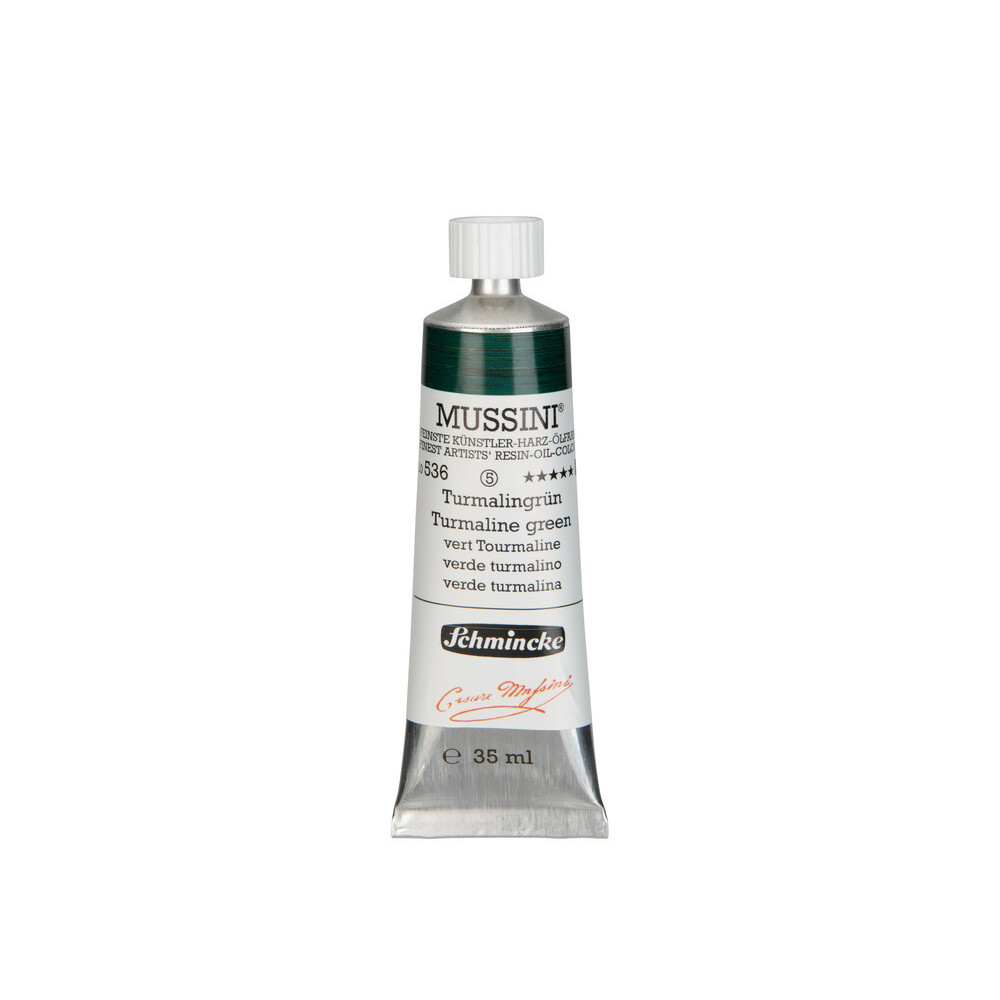 Mussini resin-oil paints - Schmincke - 536, Turmaline Green, 35 ml