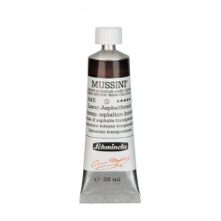 Mussini resin-oil paints - Schmincke - 645, Transparent Asphaltum Brown, 35 ml