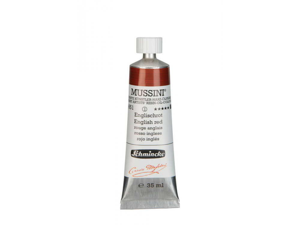 Farba olejna Mussini - Schmincke - 651, English Red, 35 ml