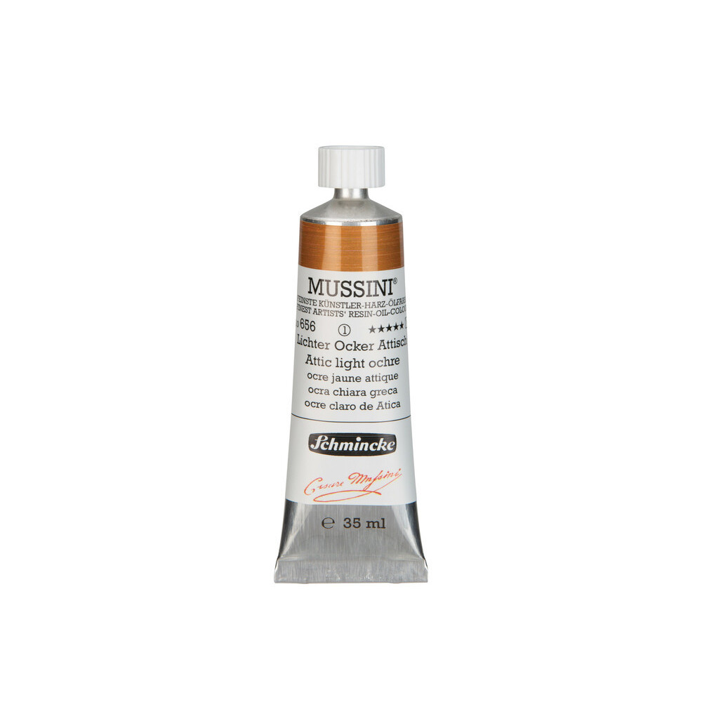 Mussini resin-oil paints - Schmincke - 656, Attic Light Ochre, 35 ml