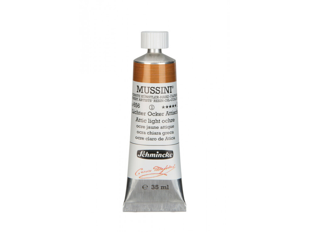 Farba olejna Mussini - Schmincke - 656, Attic Light Ochre, 35 ml