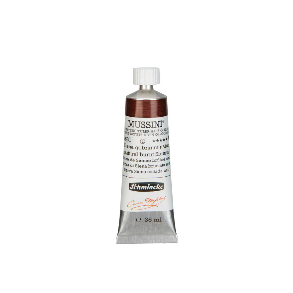 Farba olejna Mussini - Schmincke - 661, Natural Burnt Sienna, 35 ml
