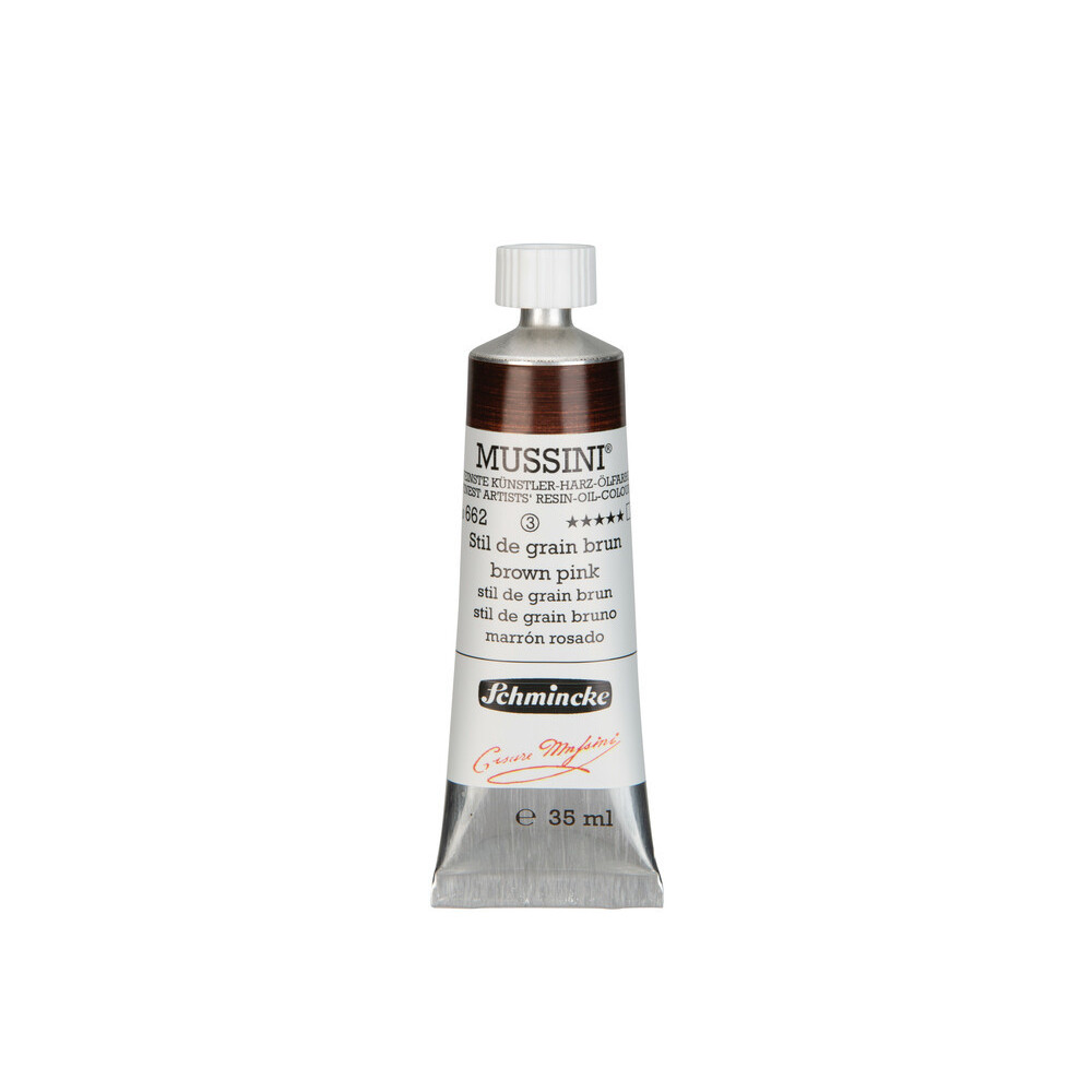 Mussini resin-oil paints - Schmincke - 662, Brown Pink, 35 ml
