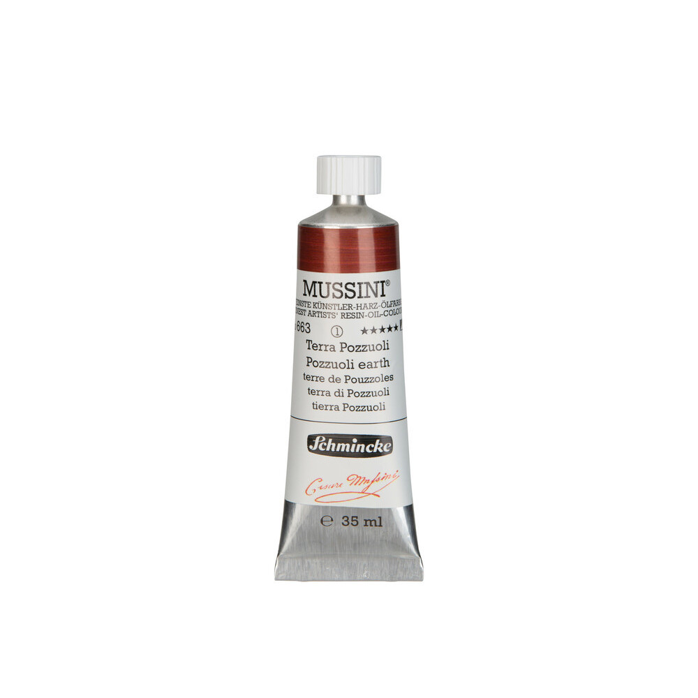 Mussini resin-oil paints - Schmincke - 663, Pozzuoli Earth, 35 ml