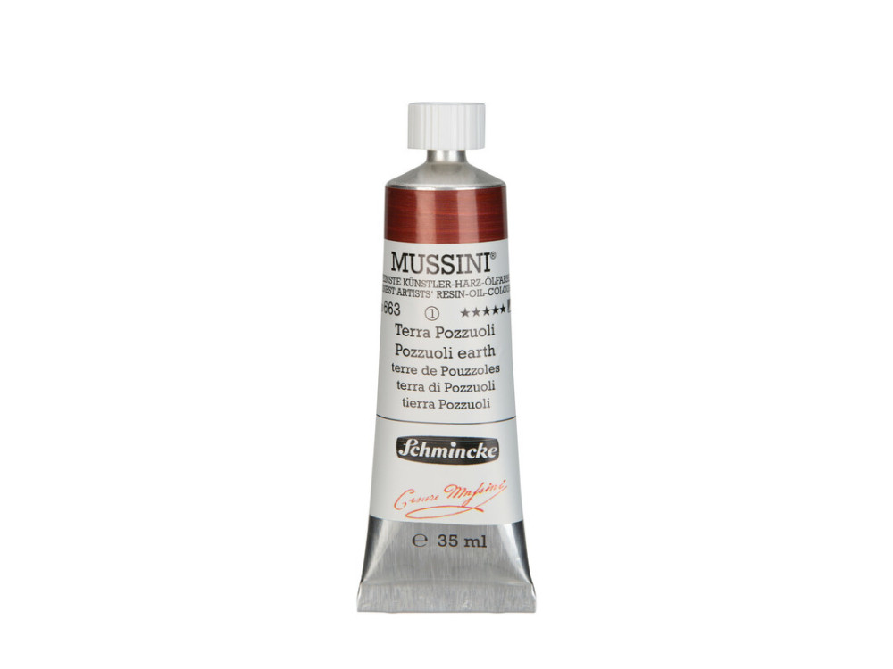 Mussini resin-oil paints - Schmincke - 663, Pozzuoli Earth, 35 ml