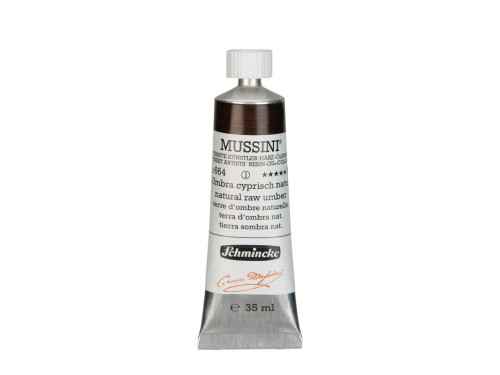 Mussini resin-oil paints - Schmincke - 664, Natural Raw Umber, 35 ml
