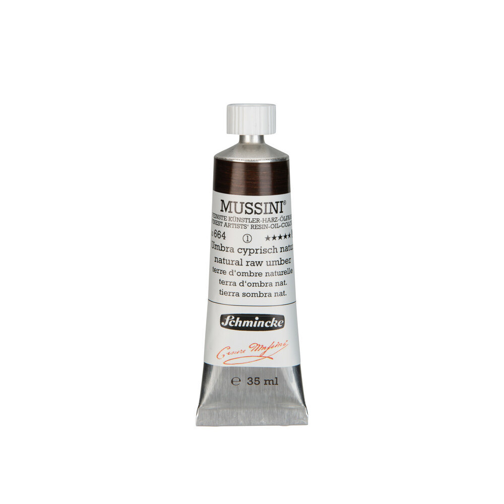Farba olejna Mussini - Schmincke - 664, Natural Raw Umber, 35 ml