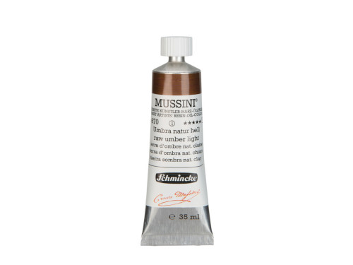 Farba olejna Mussini - Schmincke - 670, Raw Umber Light, 35 ml