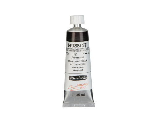 Farba olejna Mussini - Schmincke - 779, Atrament Black, 35 ml