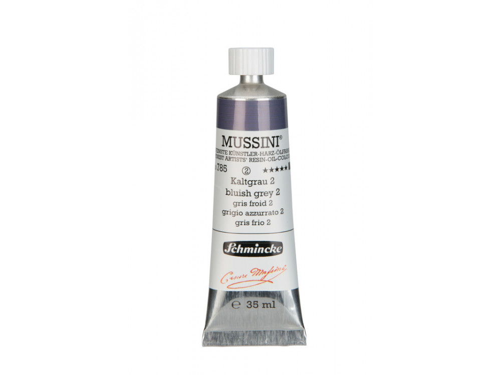 Farba olejna Mussini - Schmincke - 785, Bluish Grey 2, 35 ml