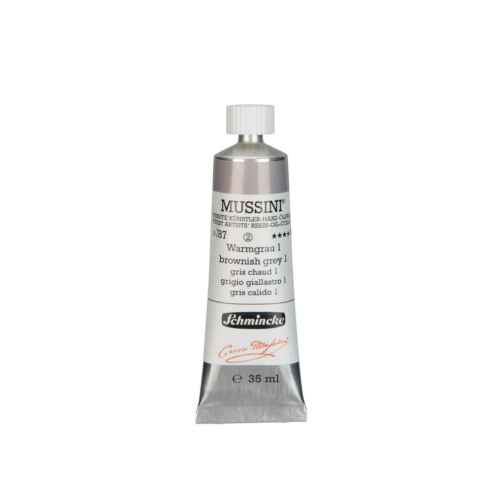 Mussini resin-oil paints - Schmincke - 787, Brownish Grey 1, 35 ml