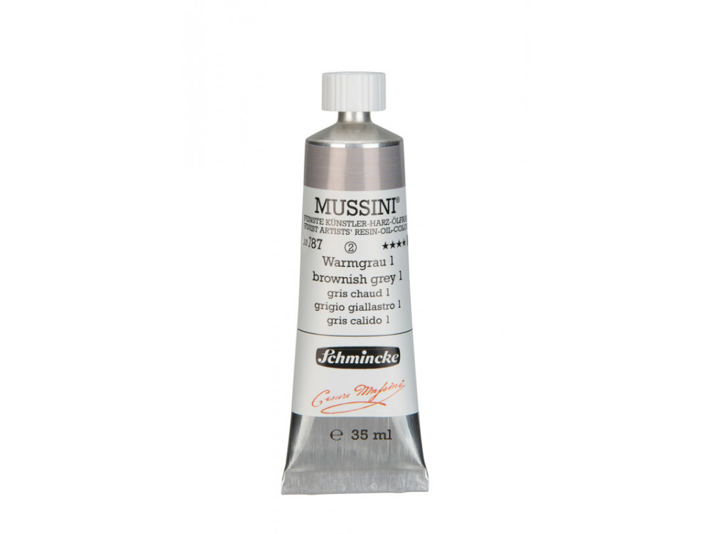 Farba olejna Mussini - Schmincke - 787, Brownish Grey 1, 35 ml