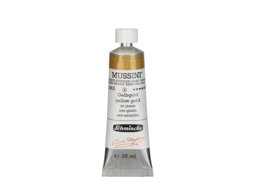Farba olejna Mussini - Schmincke - 863, Yellow Gold, 35 ml