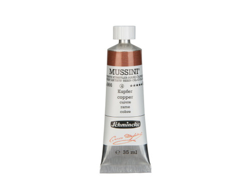 Mussini resin-oil paints - Schmincke - 866, Copper, 35 ml