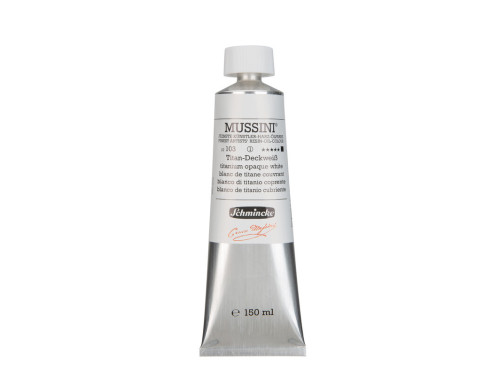 Farba olejna Mussini - Schmincke - 103, Titanium Opaque White, 150 ml