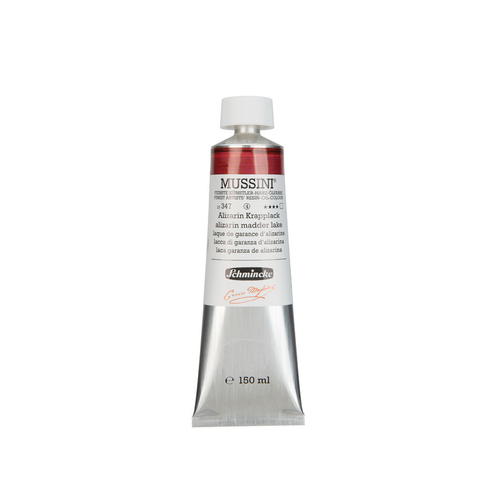 Mussini resin-oil paints - Schmincke - 347, Alizarin Madder Lake, 150 ml